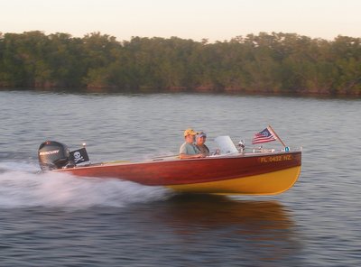 Rex Rothing Aboard His Chetek Fiesta 15