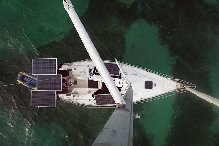 Aerial view of Vittoria