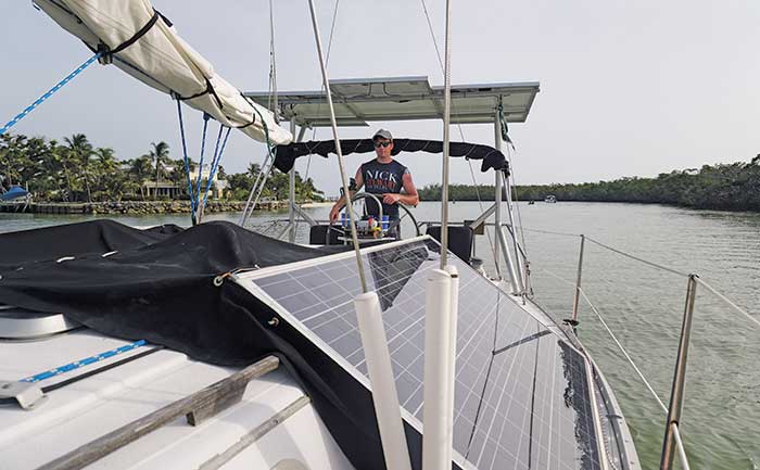 At the helm of Vittoria