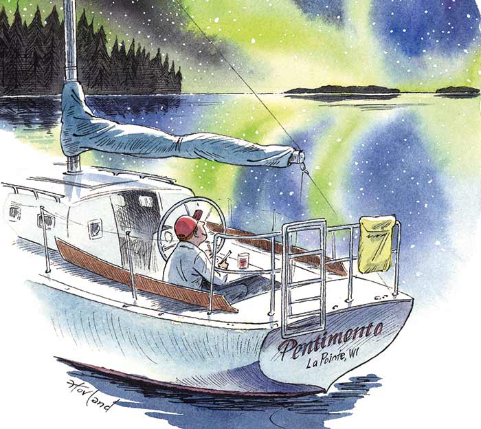 Northen Lights illustration