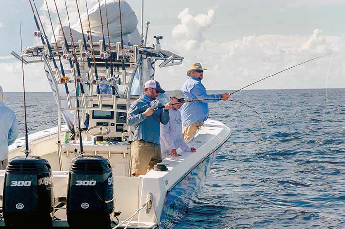 Anglers enjoy ­fishing in the Flower Garden Banks National Marine Sanctuary 