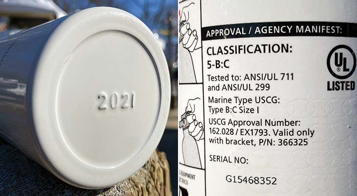 Fire extinguisher expiration date