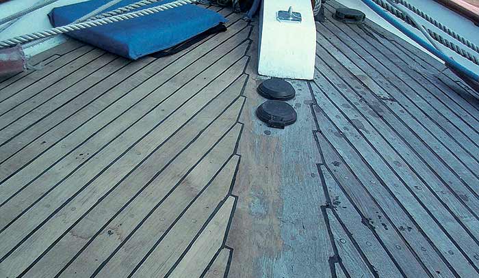 Sanded vs unsanded deck