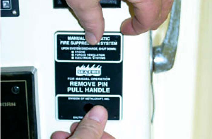 Installing plate for manual release