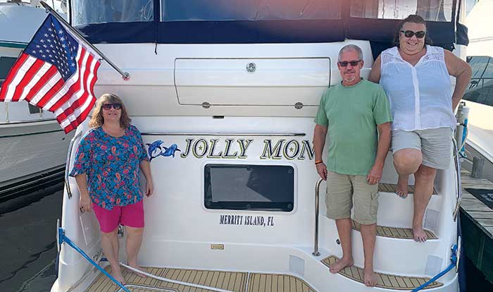 Tom and Lori Hagget with friend Kelsey